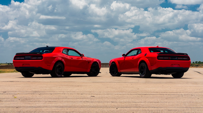 Illustration for article titled A Pair of Matching Dodge Challenger SRT Demons Heads to Auction Soon, if You're Into That